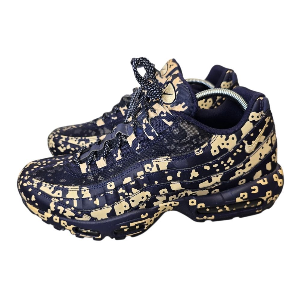 Rare Nike Men's 13 Cav Empt x Air Max 95' Blackened Blue Sneakers AVO765-400